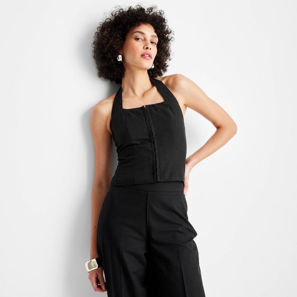 Women's Tie Neck Halter Top - Future Collective™ with Jenee Naylor